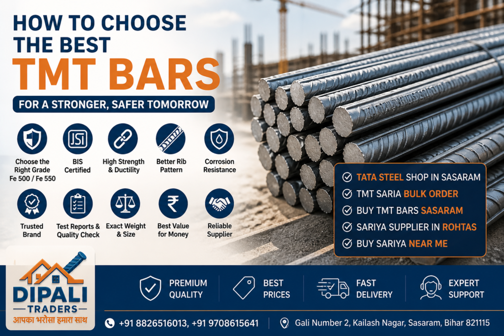 How to Choose the Best TMT Bars for Your Construction